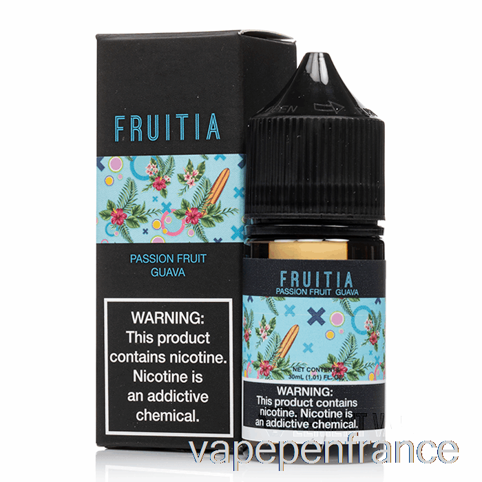 Goyave Fruit De La Passion - Sels De Fruitia - Stylo Vape 30 Ml 50 Mg